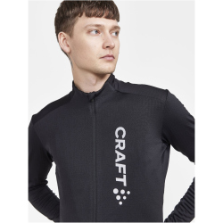 CRAFT Core Bike SubZ langarm Fahrradtrikot Herren 999926 - black/silver S