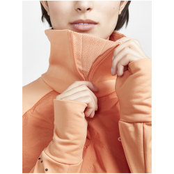 CRAFT ADV SubZ Lauf-Sweatshirt 2 Damen 732716 - rusty glow/glow XS