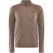 CRAFT ADV SubZ Wool langarm Laufshirt 2 Herren 244200 - dk clay/melange M