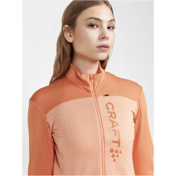 CRAFT Core Bike SubZ langarm Fahrradtrikot Damen 716732 - glow/rusty glow M