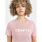 CRAFT Core Unify Logo Trainingsshirt Damen 721000 - bleikur S