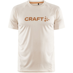 CRAFT Core Unify Logo Trainingsshirt Herren 211000 - ecru M
