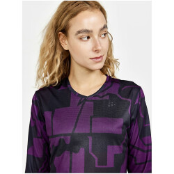 CRAFT Core Bike Offroad Fahrradshirt Damen 465999 - blossom/black M