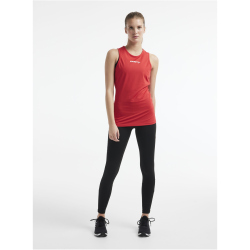 CRAFT Rush Slim Tanktop Damen 430000 - bright red XS
