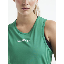 CRAFT Rush Slim Tanktop Damen 651000 - team green XS