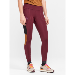 CRAFT Pro Trailrunning-Leggings Damen 492685 - punsch/roots S