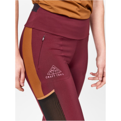 CRAFT Pro Trailrunning-Leggings Damen 492685 - punsch/roots S
