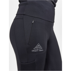 CRAFT Pro Trailrunning-Leggings Damen 999000 - black S
