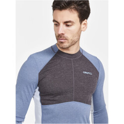 CRAFT Core Wool Mix Thermounterwäsche-Set Herren 362985 - flow/granite XXL