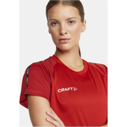 CRAFT Squad 2.0 Contrast Trikot Damen 430476 - bright red/express XS