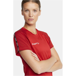 CRAFT Squad 2.0 Contrast Trikot Damen 430476 - bright red/express XS
