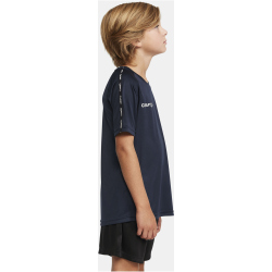 CRAFT Squad 2.0 Contrast Trikot Kinder 390000 - navy 110/116