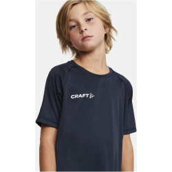 CRAFT Squad 2.0 Contrast Trikot Kinder 390000 - navy 122/128