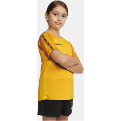 CRAFT Squad 2.0 Contrast Trikot Kinder 552511 - sweden yellow/golden 122/128