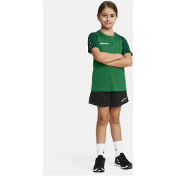 CRAFT Squad 2.0 Contrast Trikot Kinder 651633 - team green/ivy 110/116