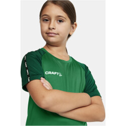 CRAFT Squad 2.0 Contrast Trikot Kinder 651633 - team green/ivy 146/152