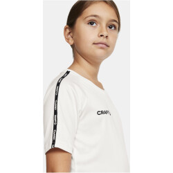 CRAFT Squad 2.0 Contrast Trikot Kinder 900000 - white 134/140