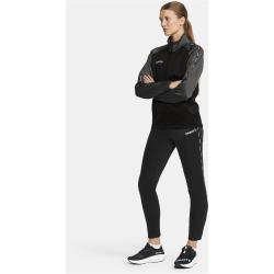 CRAFT Squad 2.0 Trainingsjacke Damen 999985 - black/granite S
