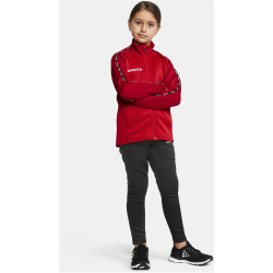 CRAFT Squad 2.0 Trainingsjacke Kinder 430476 - bright red/express 110/116