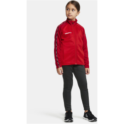 CRAFT Squad 2.0 Trainingsjacke Kinder 430476 - bright red/express 110/116