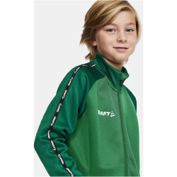 CRAFT Squad 2.0 Trainingsjacke Kinder 651633 - team green/ivy 110/116