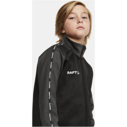 CRAFT Squad 2.0 Trainingsjacke Kinder 999985 - black/granite 110/116