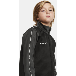 CRAFT Squad 2.0 Trainingsjacke Kinder 999985 - black/granite 122/128
