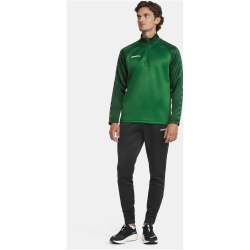 CRAFT Squad 2.0 1/2-Zip Trainings-Top Herren 651633 - team green/ivy S