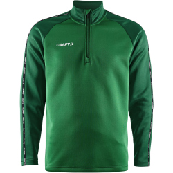 CRAFT Squad 2.0 1/2-Zip Trainings-Top Herren 651633 - team green/ivy M