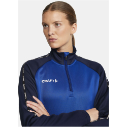 CRAFT Squad 2.0 1/2-Zip Trainings-Top Damen 346390 - club cobolt/navy XS