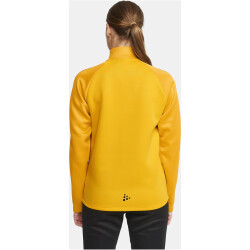 CRAFT Squad 2.0 1/2-Zip Trainings-Top Damen 552511 - sweden yellow/golden XXL
