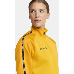 CRAFT Squad 2.0 1/2-Zip Trainings-Top Damen 552511 - sweden yellow/golden XXL