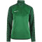 CRAFT Squad 2.0 1/2-Zip Trainings-Top Damen 651633 - team green/ivy XS