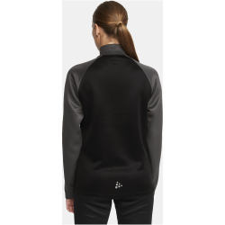 CRAFT Squad 2.0 1/2-Zip Trainings-Top Damen 999985 - black/granite XS