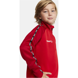 CRAFT Squad 2.0 1/2-Zip Trainings-Top Kinder 430476 - bright red/express 110/116