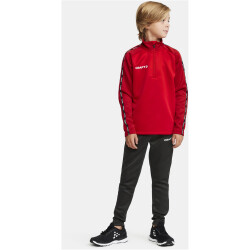 CRAFT Squad 2.0 1/2-Zip Trainings-Top Kinder 430476 - bright red/express 146/152