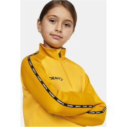 CRAFT Squad 2.0 1/2-Zip Trainings-Top Kinder 552511 - sweden yellow/golden 110/116