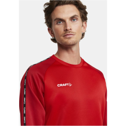 CRAFT Squad 2.0 Crewneck Trainings-Top Herren 430476 - bright red/express S
