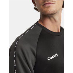 CRAFT Squad 2.0 Crewneck Trainings-Top Herren 999985 - black/granite XS