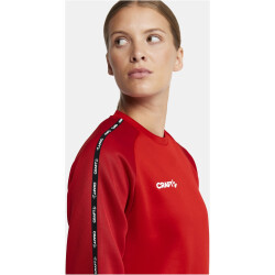 CRAFT Squad 2.0 Crewneck Trainings-Top Damen 430476 - bright red/express S