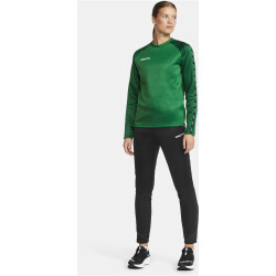 CRAFT Squad 2.0 Crewneck Trainings-Top Damen 651633 - team green/ivy L