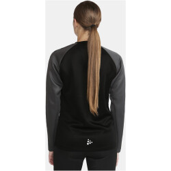 CRAFT Squad 2.0 Crewneck Trainings-Top Damen 999985 - black/granite XXL