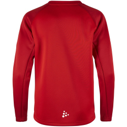 CRAFT Squad 2.0 Crewneck Trainings-Top Kinder 430476 - bright red/express 110/116