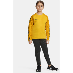 CRAFT Squad 2.0 Crewneck Trainings-Top Kinder 552511 - sweden yellow/golden 110/116