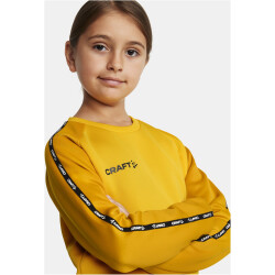 CRAFT Squad 2.0 Crewneck Trainings-Top Kinder 552511 - sweden yellow/golden 158/164