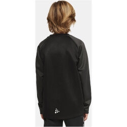 CRAFT Squad 2.0 Crewneck Trainings-Top Kinder 999985 - black/granite 110/116