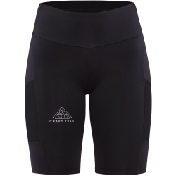 CRAFT Pro kurze Trailrunning-Leggings Damen 999000 -...
