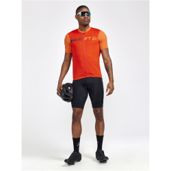CRAFT Core Endur Logo Fahrradtrikot Herren 569550 - heat/crackle XXL