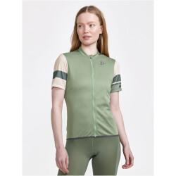 CRAFT Core Endur Logo Fahrradtrikot Damen 622211 - jade/ecru M
