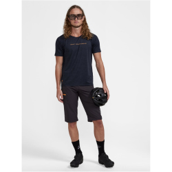 CRAFT ADV Gravel Fahrradtrikot Herren 999200 - black/melange XL